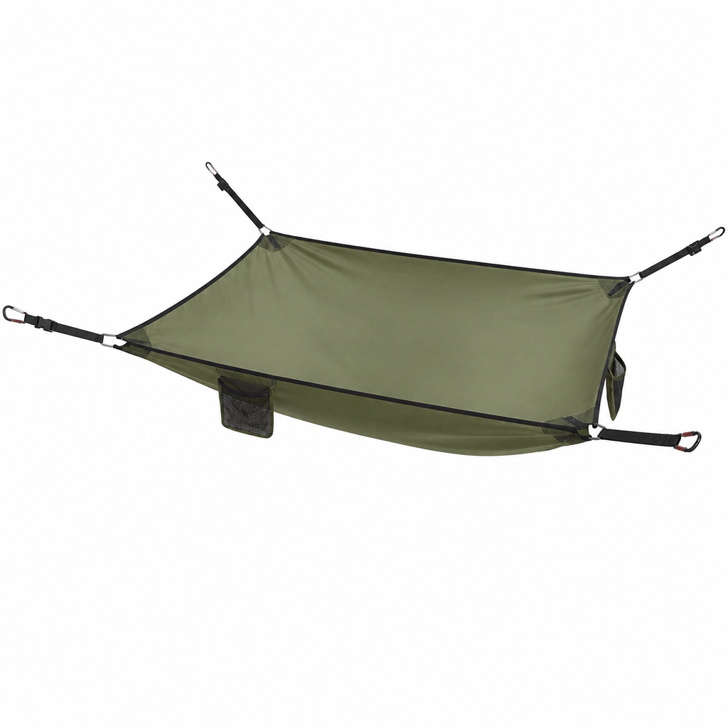 Multi-Person Camping Hammock — Polyester, Mounting Hardware