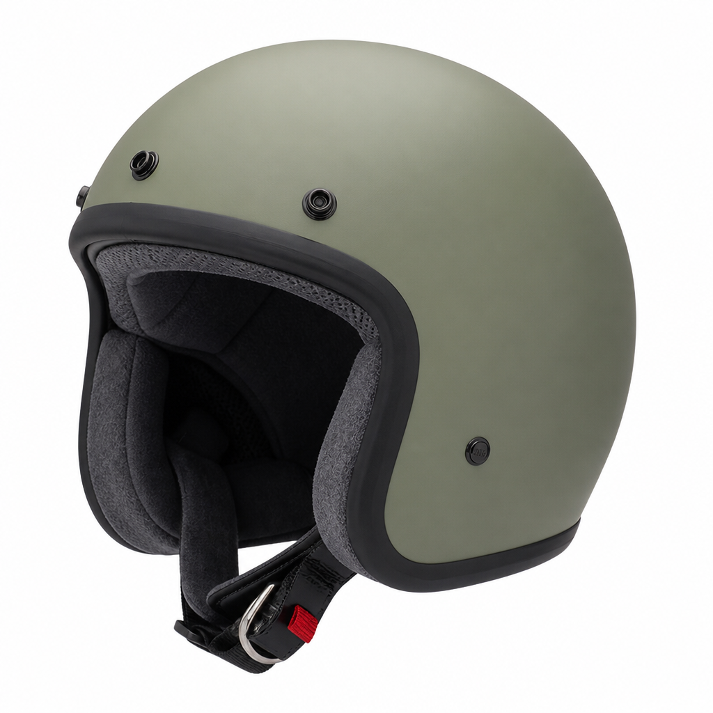 Low-Profile Motorcycle Helmet, DOT and ECE Certified