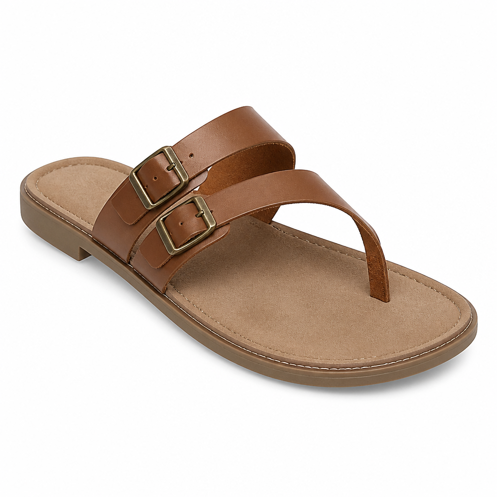 Women's Orthopedic Sandals with Arch Support — Leather