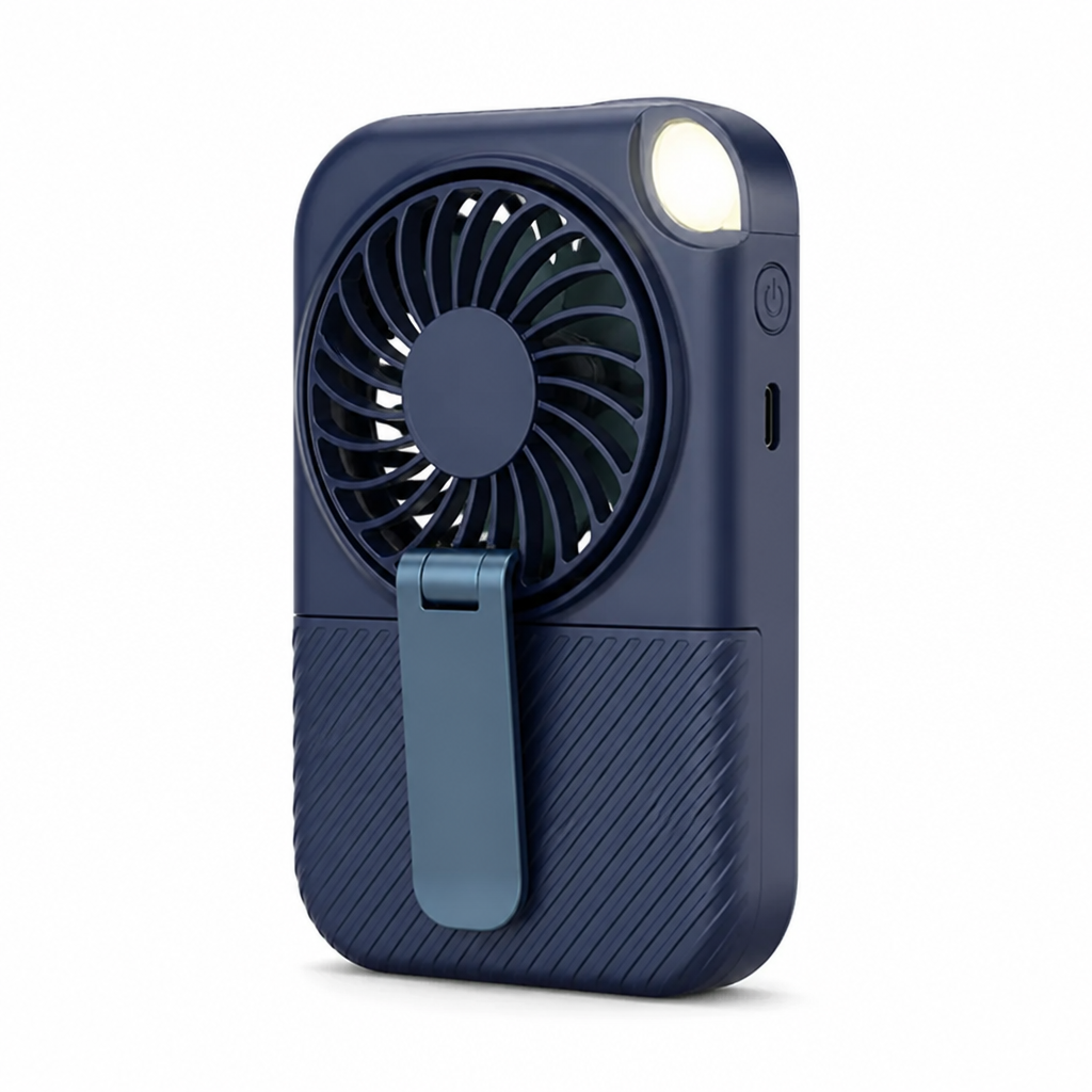 Mini Handheld USB Rechargeable Fan with LED