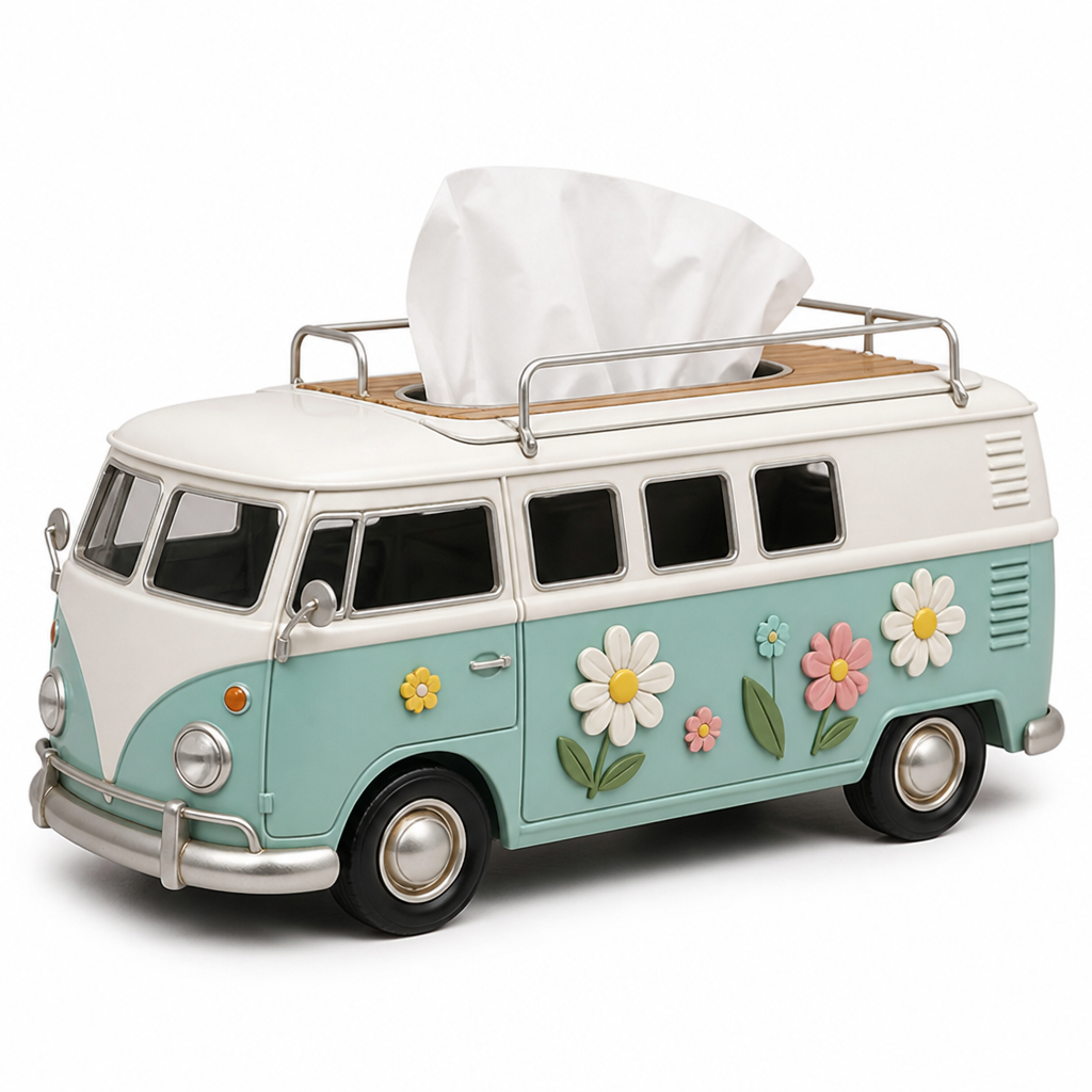 Decorative Tissue Box Cover — Multicolor