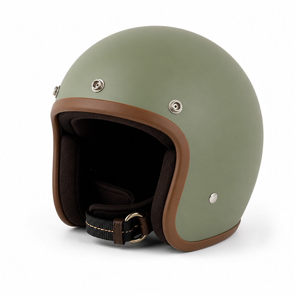 Lightweight Vintage Motorcycle Helmet