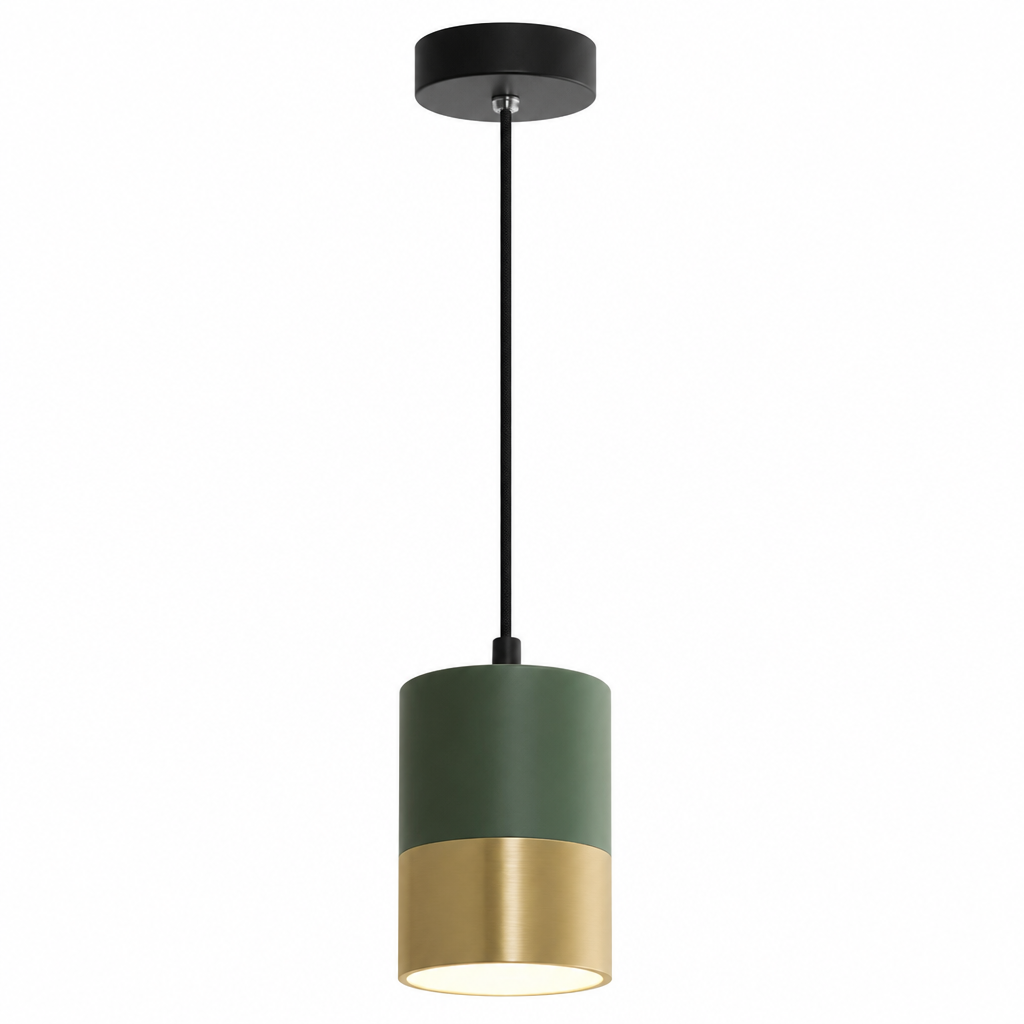 Wood and Metal LED Pendant Light