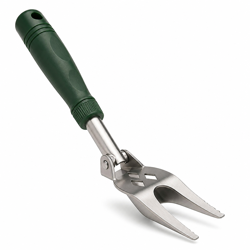 Stainless Steel Weed Puller — Detachable Handle