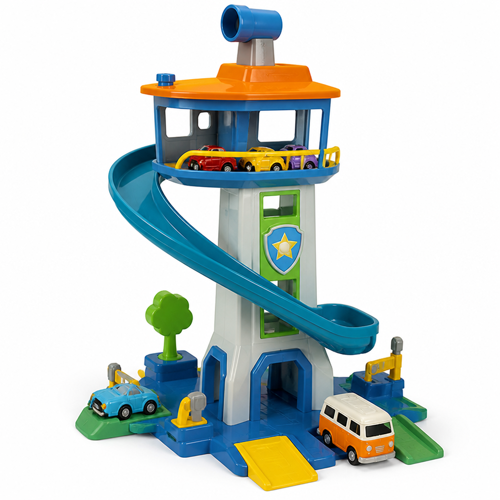 Kids Outdoor Playset with Multi-Level Slide