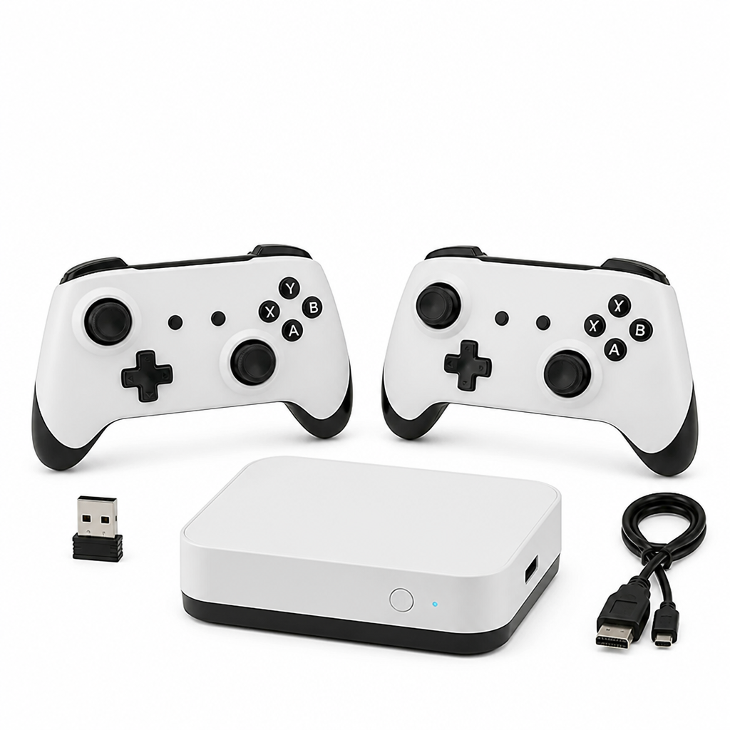 Retro Video Game Console — 64GB, Preloaded Games