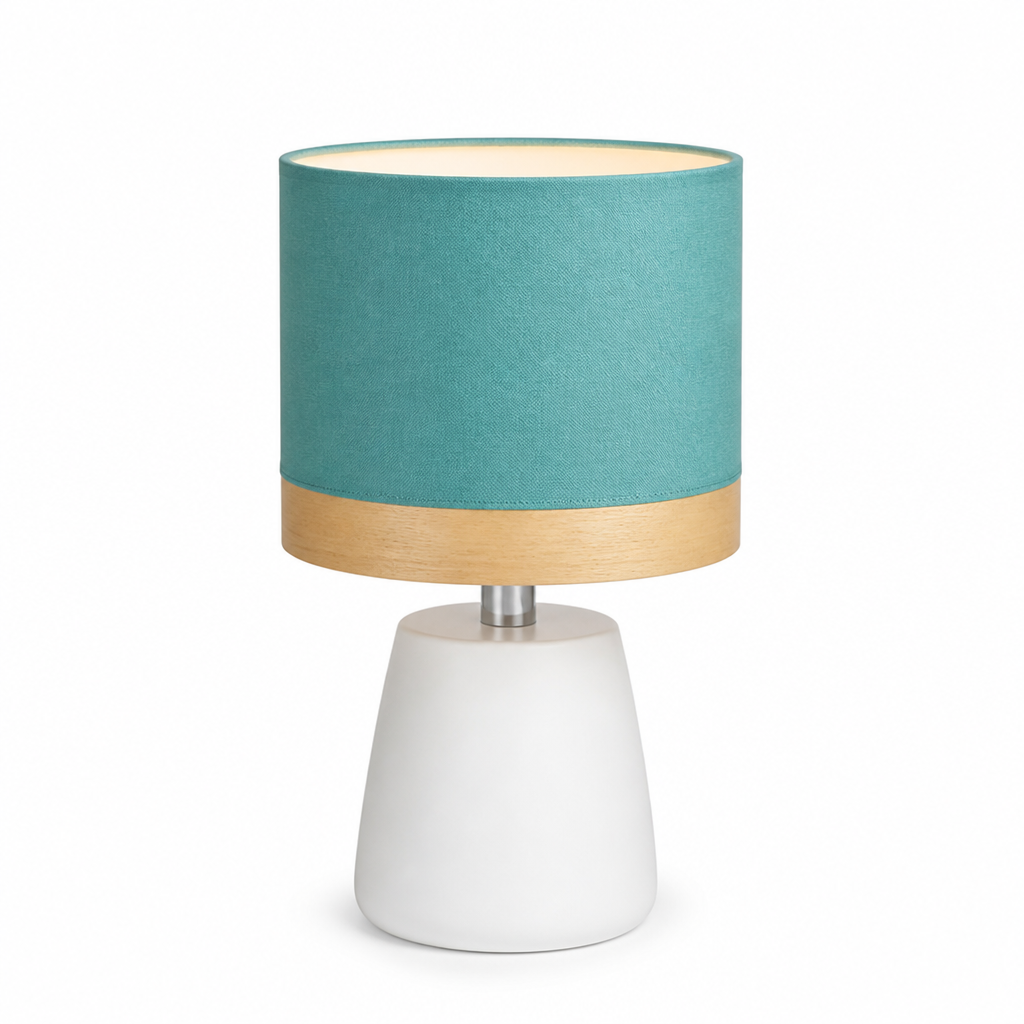 Table Lamp with Glass Shade