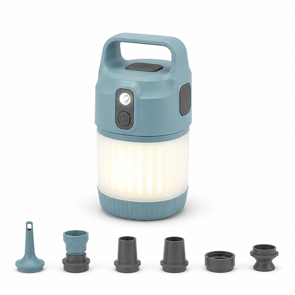 Compact Inflator Pump with LED Light