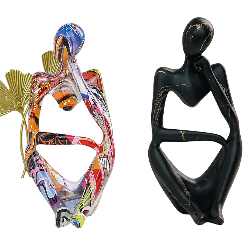 Contemporary Figurine of Abstract Thought