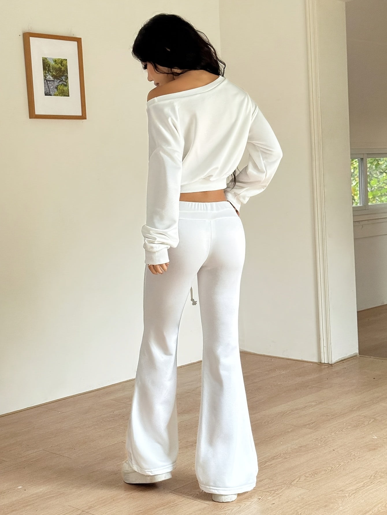 Women’s Sweatshirt Set | Rib-Knit | Cozy Warm Comfort | Polyester