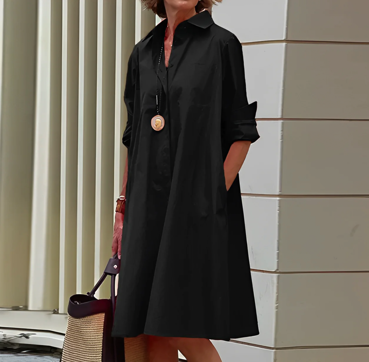 Women’s Polo Dress | Sporty Elegant Design | Relaxed Fit | Casual Weekend Wear