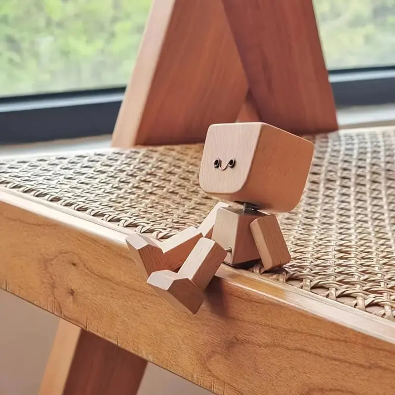 Wooden Rocking Figure — Handmade Buddy for Happy Car Journeys