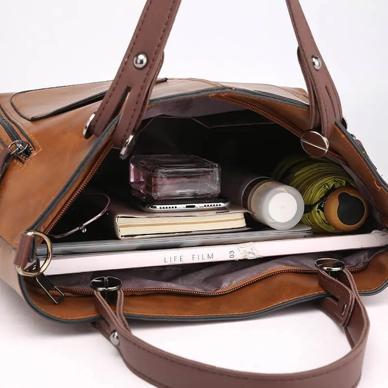 Heritage Charm Leather Satchel Bag with Timeless Appeal