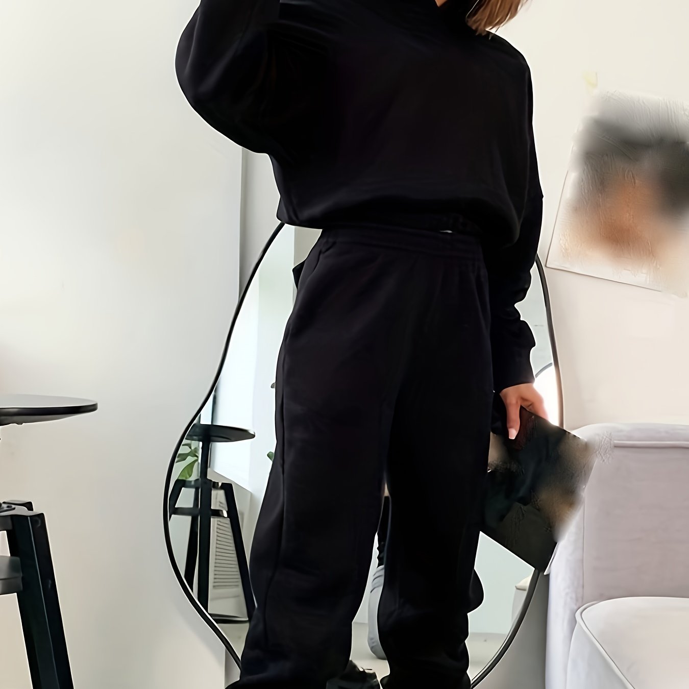 Women’s Hoodie Jogger Set | Lightweight | Cozy All-Day Comfort | Polyester