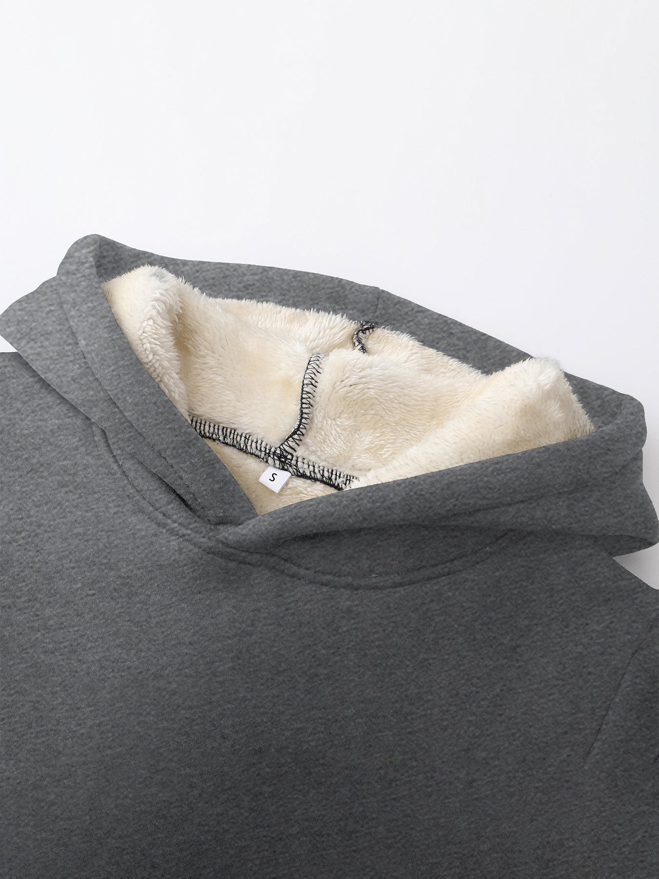 Plush Hoodie Jogger Set | Fleece-Lined | Cozy Warmth All Day | Polyester
