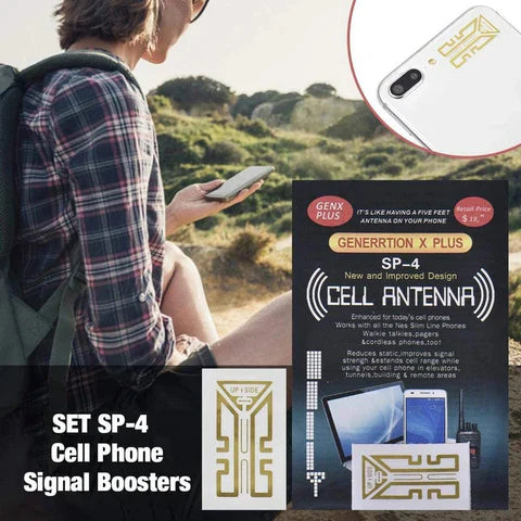 Signal Booster Stickers for Cell Phones - Enhance Reception
