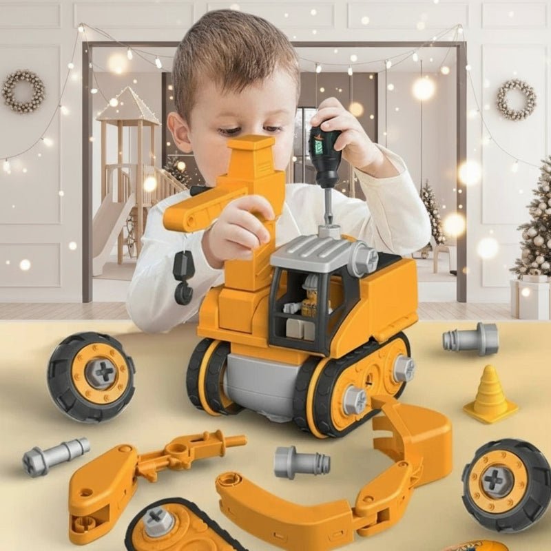 BuildMaster Kids Construction Kit with Electric Screwdriver