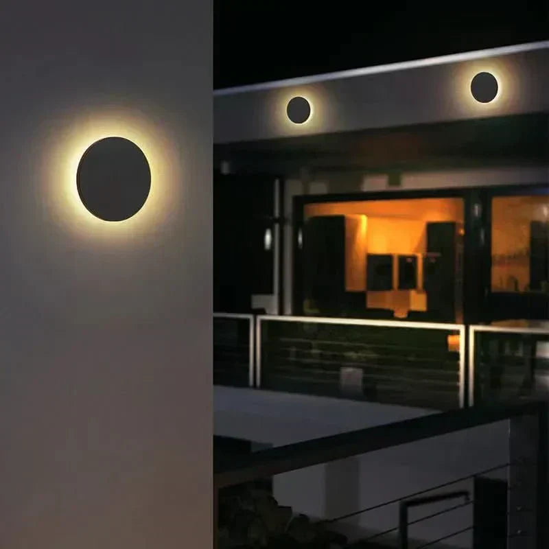 LumaSphere Outdoor LED Wall Fixture - Round or Square Design