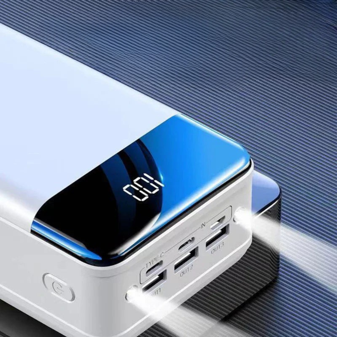 High-Capacity 100,000 mAh Portable Charger - Quick Charge Feature