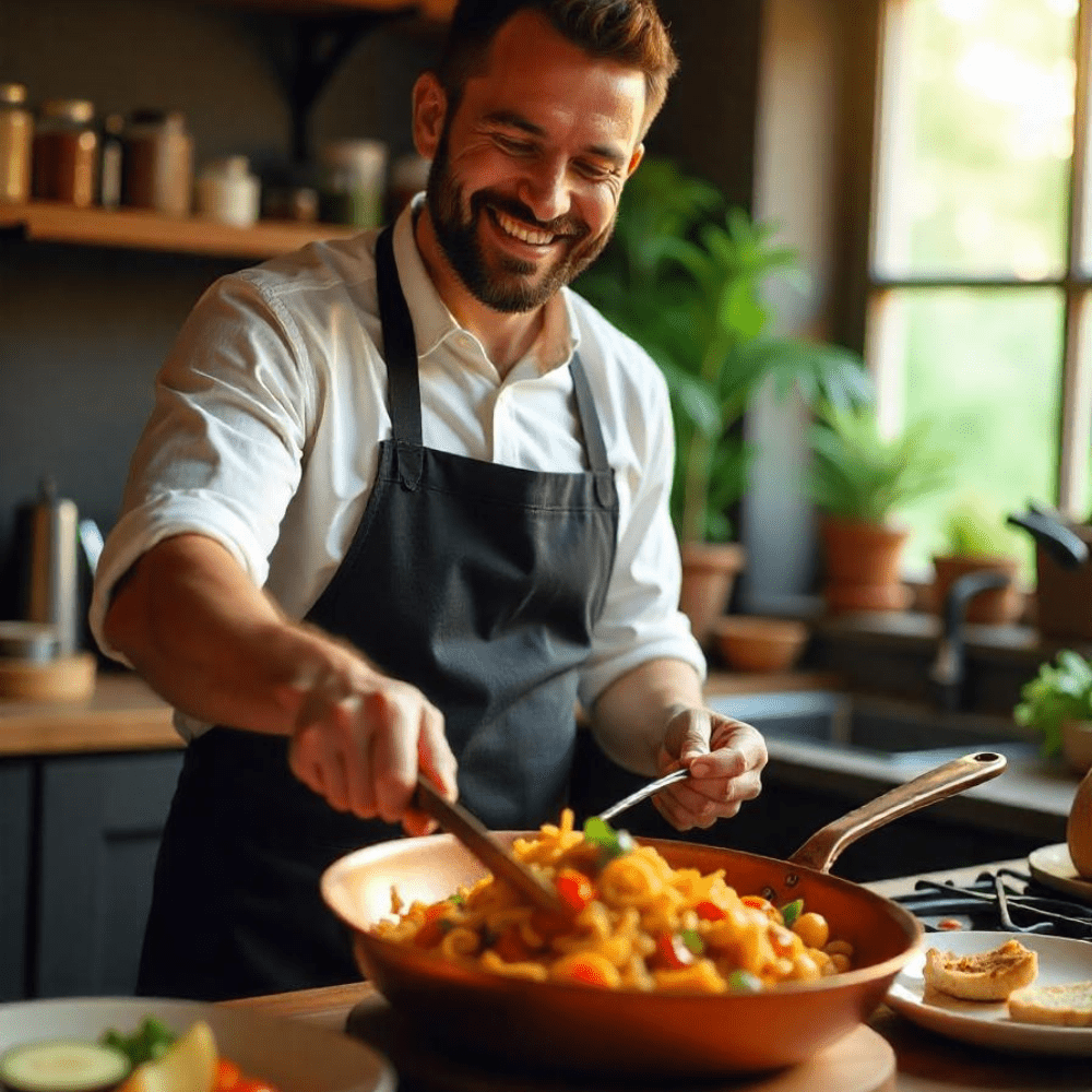 Chef's Choice Nonstick Copper Pan for Perfect Cooking