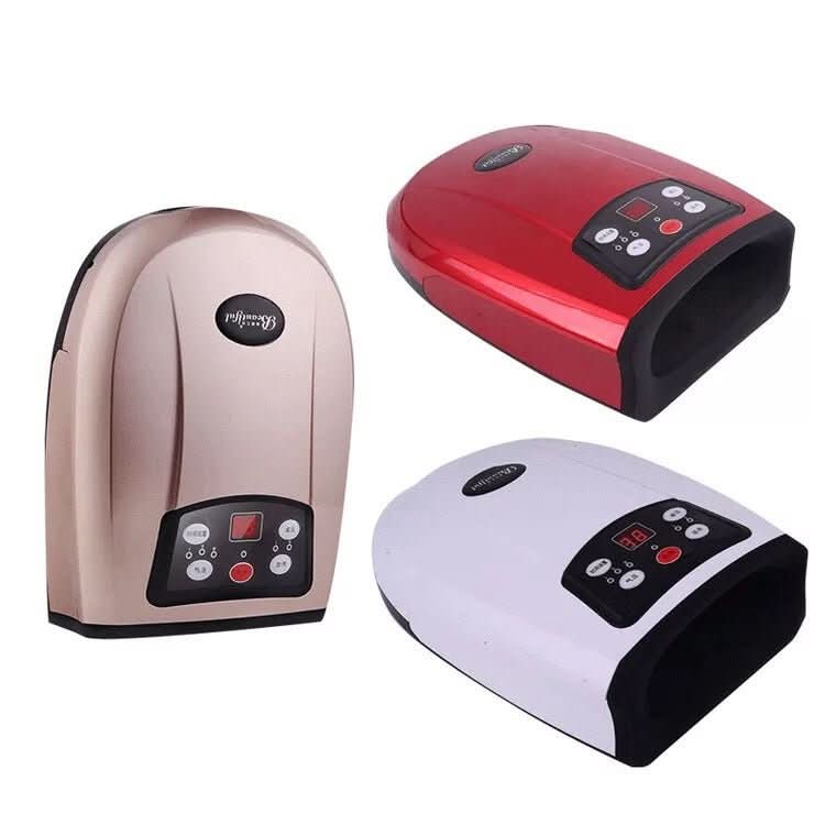 PalmEase Cordless Hand Massage Device with Heat and Compression