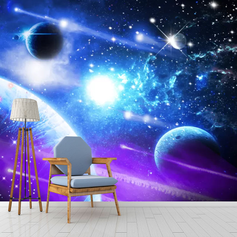 Extra Large Photo Style Galaxy Wall Mural for Ceiling Decor, Made to Measure Wall Covering