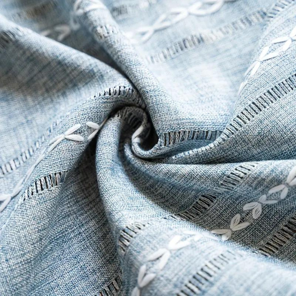 Taavita Cotton Linen Kitchen Curtains