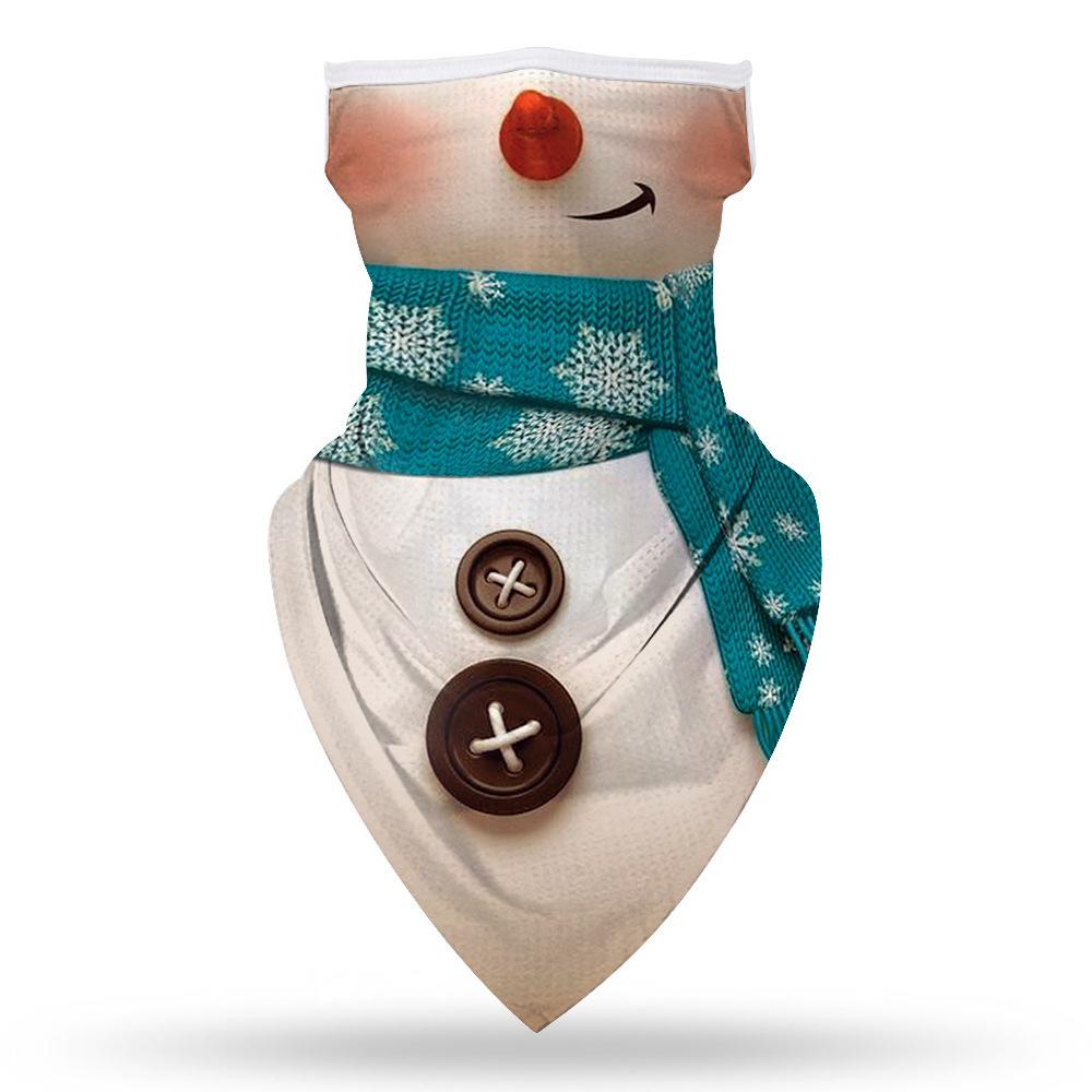 2 Pcs Funny Ugly Christmas Masks Neck Gaiters
