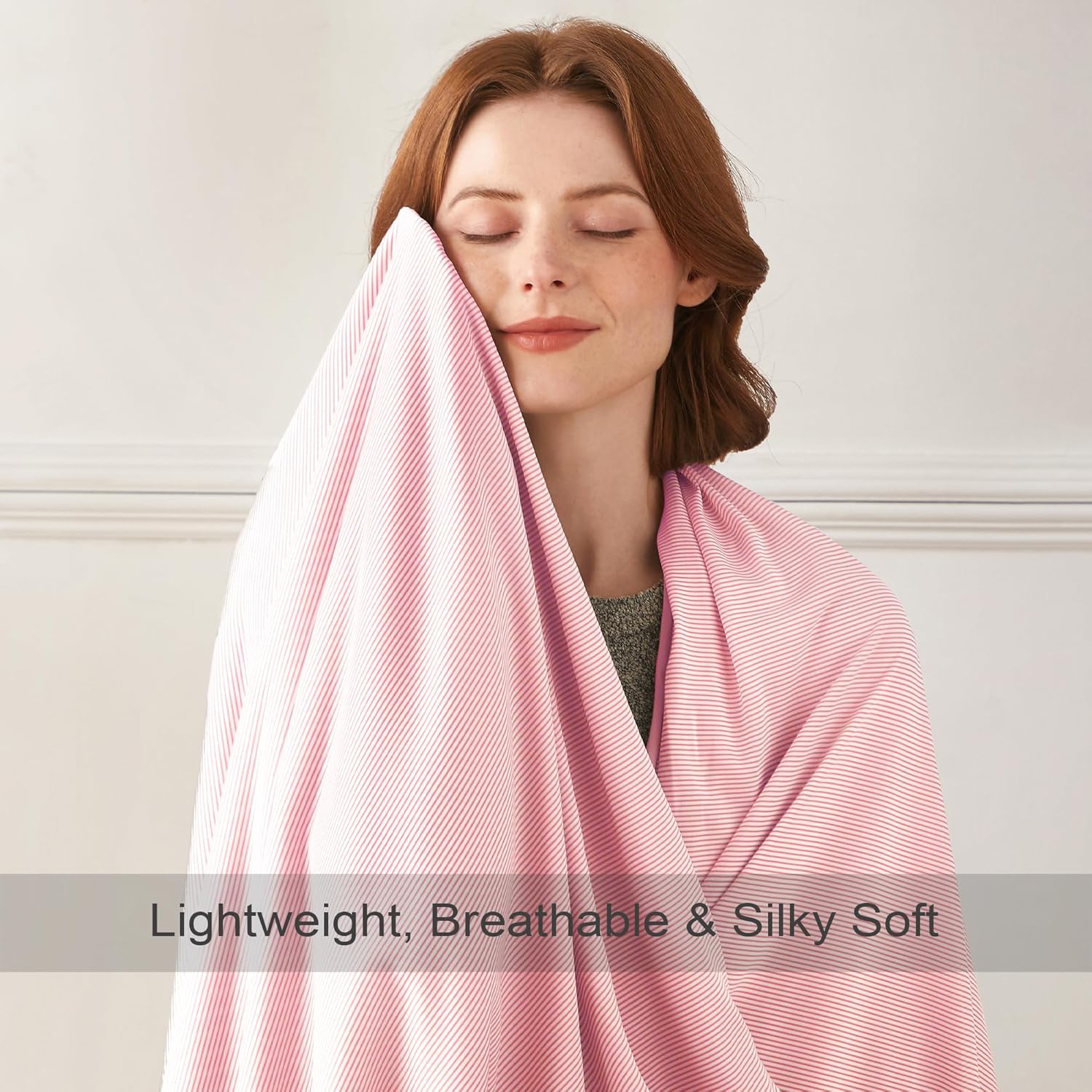Breathable Cooling Blanket for Hot Sleepers – Lightweight Summer Throw