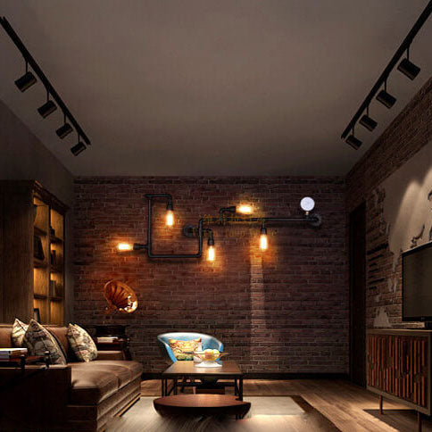 Taavita Maze Pipe 5-Light Wall Lamp