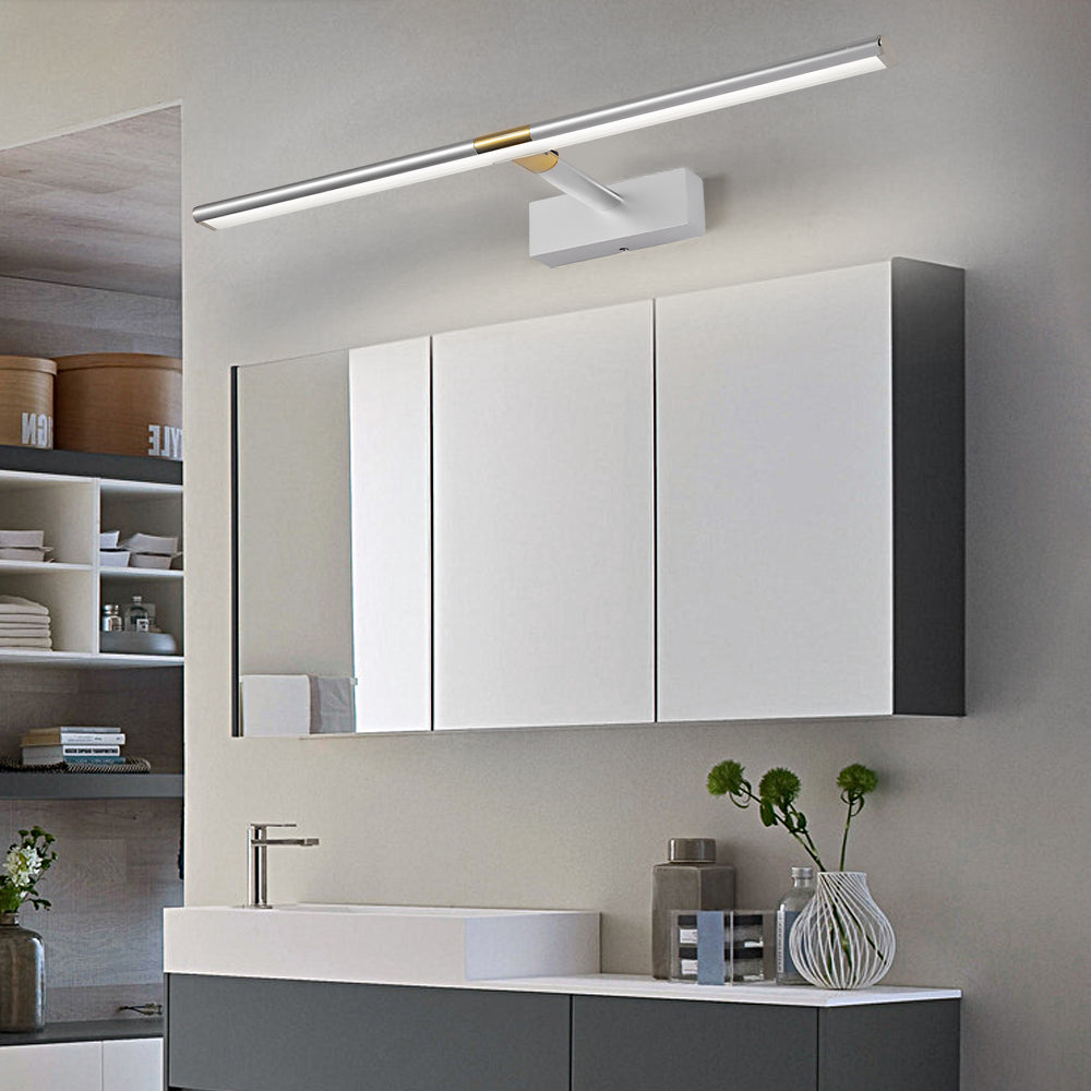 1-Light Adjustable Retractable Long Strip LED Vanity Lights Bathroom Lighting