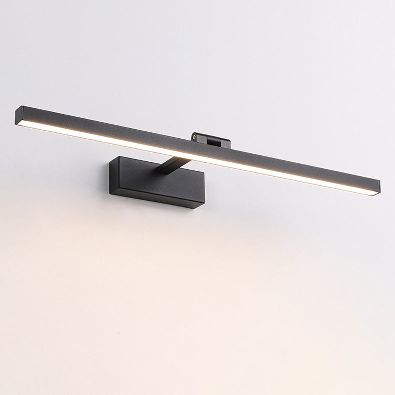 Modern Minimalist Long Iron Aluminum PC LED Vanity Light Wall Lamp for Bathroom