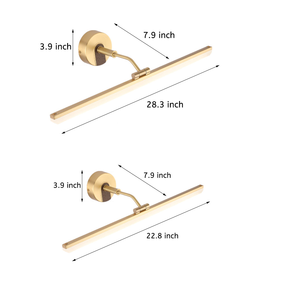 1-Light LED Adjustable Rotatable Vanity Light Bar