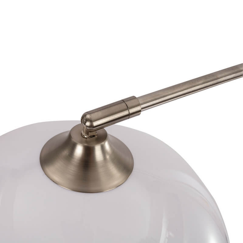 Modern 1-Light Floor Lamp with Fishing Rods Lampshade Made of Acrylic