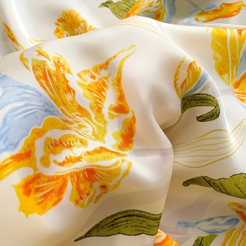 Boho Scarf | Lightweight | Breathable Neck Accessory | Polyester