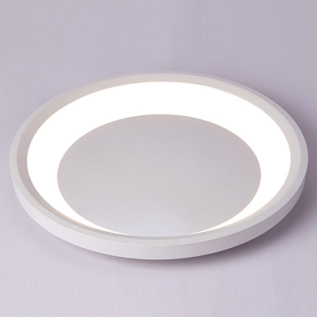 12'' 16'' Round White Modern Flush Mount Taavita Ceiling Lights