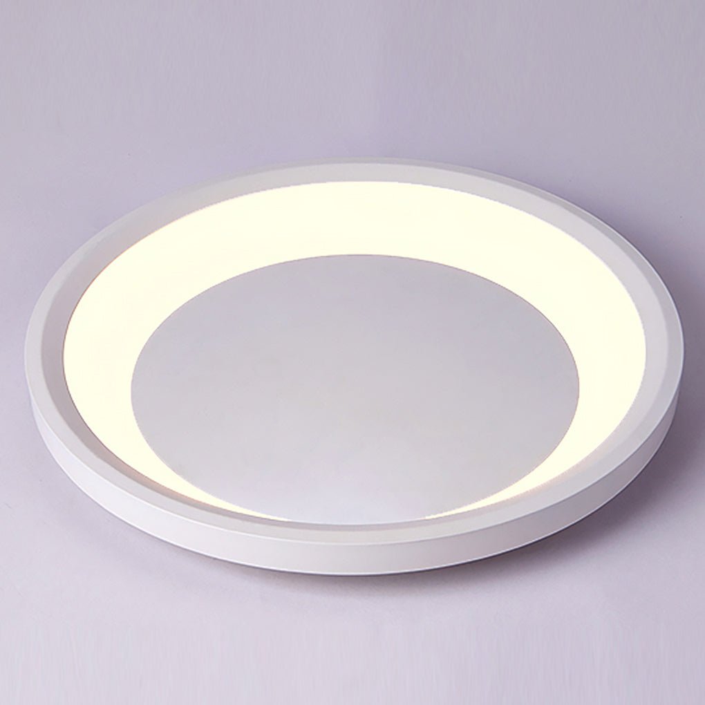 12'' 16'' Round White Modern Flush Mount Taavita Ceiling Lights