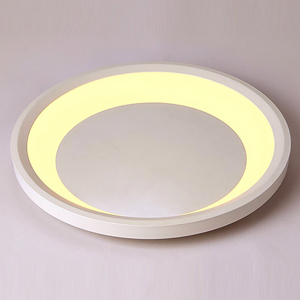 12'' 16'' Round White Modern Flush Mount Taavita Ceiling Lights