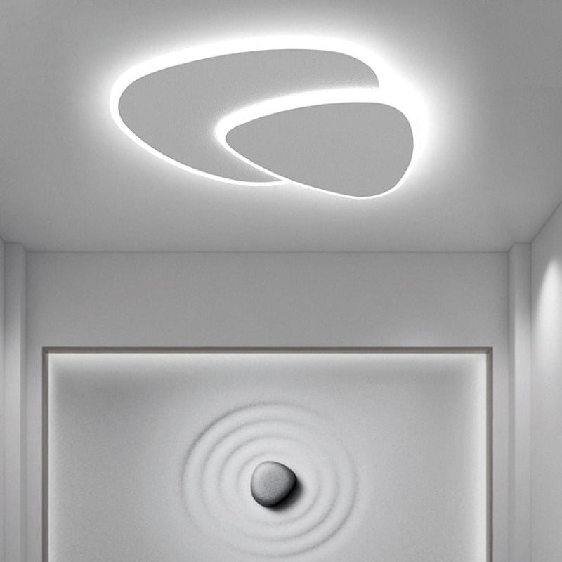 LumiSphere Modern LED Ceiling Light - Pure White Elegance