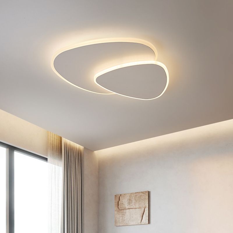 LumiSphere Modern LED Ceiling Light - Pure White Elegance