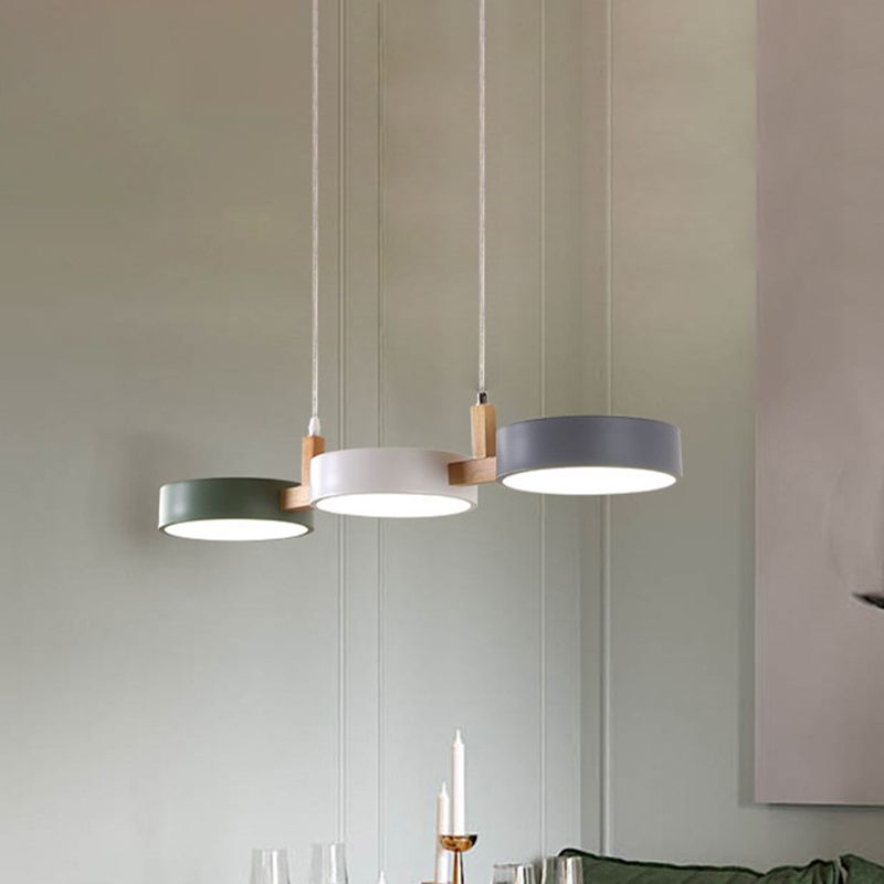 Taavita | Modern Design LED Pendant Light Metal Wood Living Room Kitchen