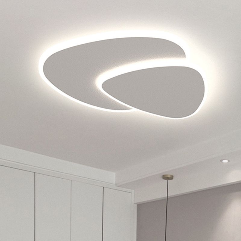 LumiSphere Modern LED Ceiling Light - Pure White Elegance