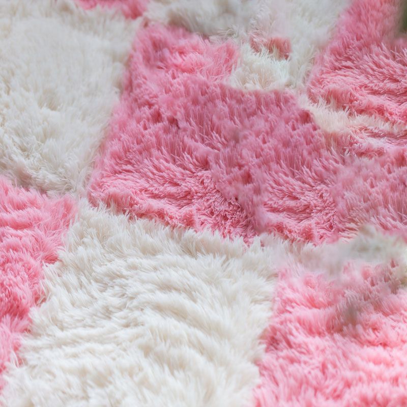 Solid Color Shag Basic Carpet Tiles Square Bedroom Carpet Tiles