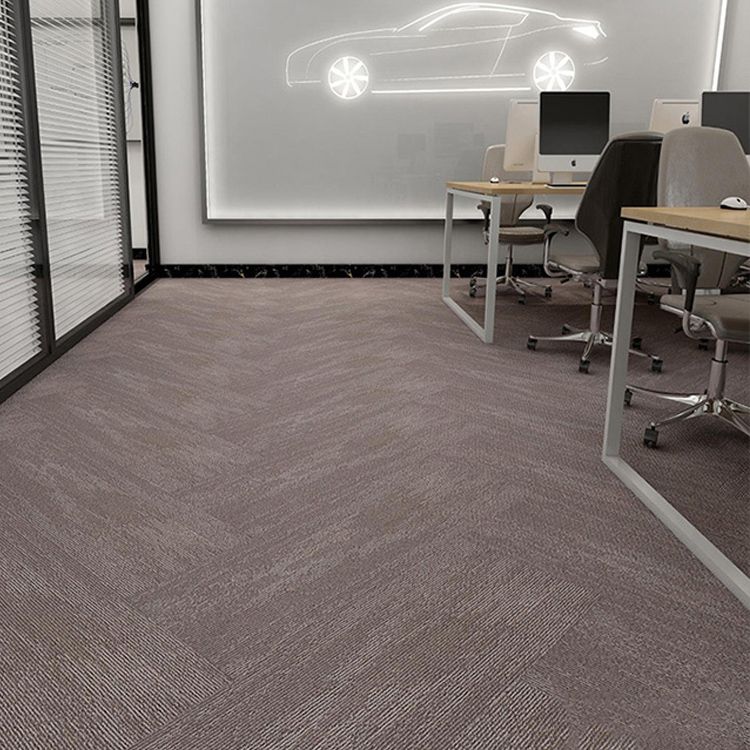 Taavita Modern Self-Adhesive Carpet Tiles Multi-Level Loop Stain-Resistant Carpet Tile
