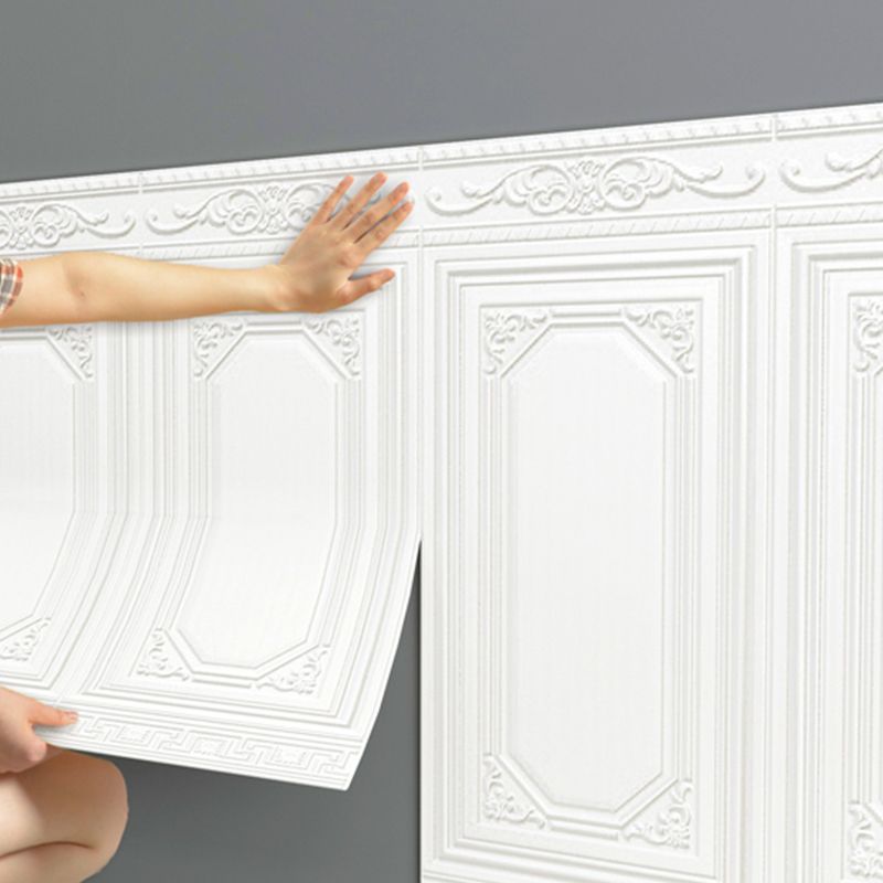 Contemporary Waterproof 3D Wall Covering Peel and Stick for Indoor Use
