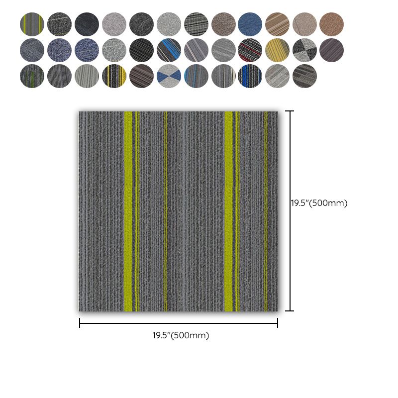 Modern Carpet Tiles Self Adhesive Multi Level Loop Stain Resistant Carpet Tile Clearhalo 'Carpet Tiles & Carpet Squares' 'carpet_tiles_carpet_squares' 'Flooring 'Home Improvement' 'home_improvement' 'home_improvement_carpet_tiles_carpet_squares' Walls and Ceiling' 1200x1200_71d3d478-5f06-4571-9efa-7728266be77b
