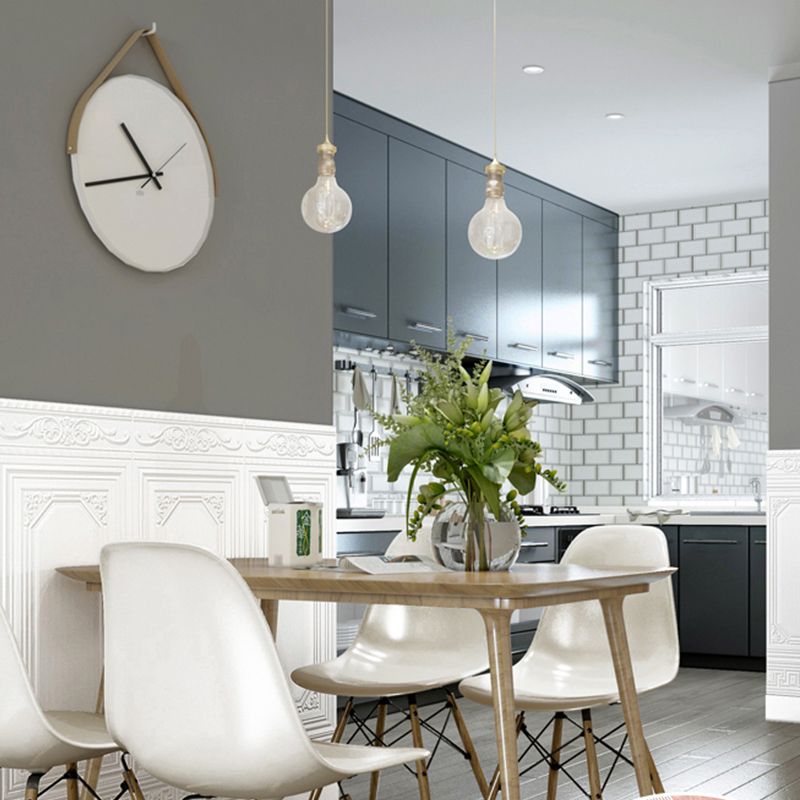 Contemporary Waterproof 3D Wall Covering Peel and Stick for Indoor Use