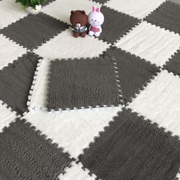 Taavita, solid color carpet tile, interlocking carpet floor tile, 10-piece set, 30-piece set