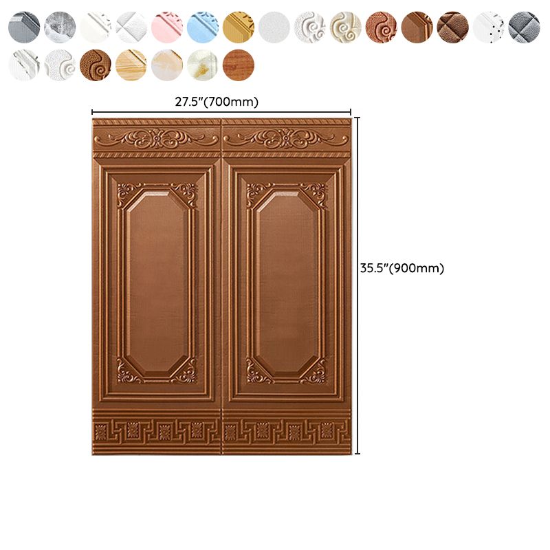 Contemporary Waterproof 3D Wall Covering Peel and Stick for Indoor Use