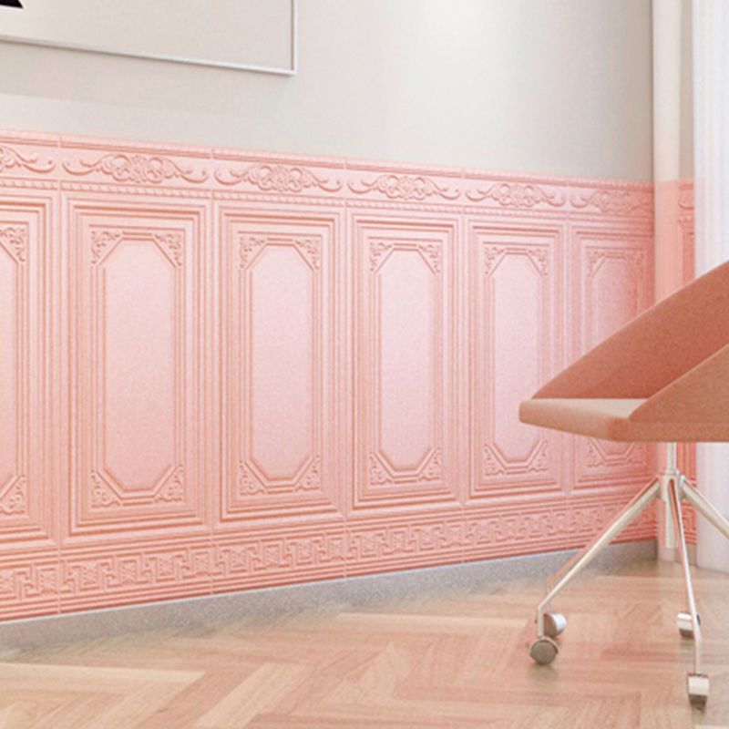Contemporary Waterproof 3D Wall Covering Peel and Stick for Indoor Use